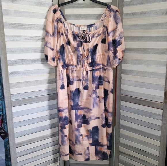 041 - Women's Puff Short Sleeve Dress | Universal Thread™ | Small - Picture 3 of 11